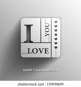 Valentines day, Love, Vector banner