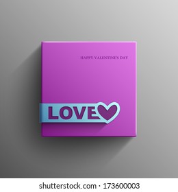 Valentines day, Love, Vector banner