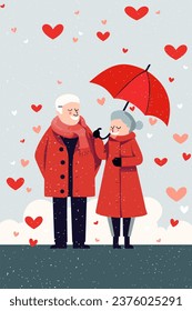 Valentines day love vector illustration card design