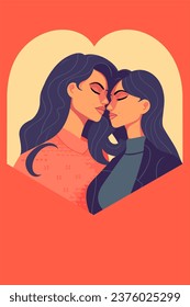 Valentines day love vector illustration card design