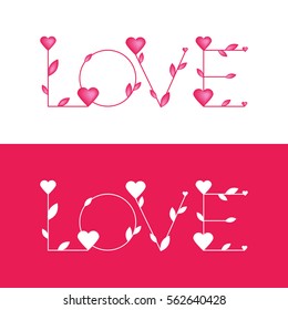 Valentine's Day, Love. Vector isolate element