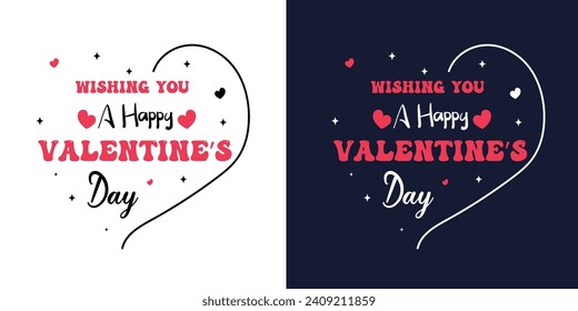Valentine's day lovely t shirt design. 