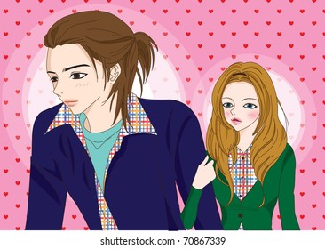 Valentinstag und Liebhaber