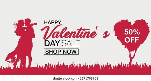 Valentinstag, Liebhaber Silhouette Vektorarbeit