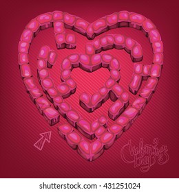 Valentine's Day maze