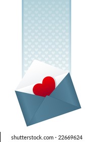 valentine's day message vector illustration.