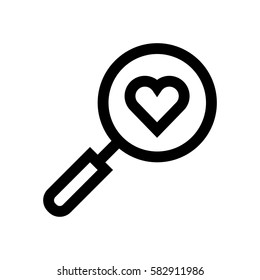 Valentines day mini line, icon, background and graphic. The icon is black and white, linear  flat, vector, pixel perfect, minimal, suitable for web and print. 