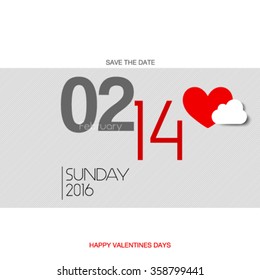 Valentine's Day Modern Design Background