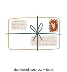 valentine's day, modern minimalist boho style design. love messages and cards, love symbol and magic elements