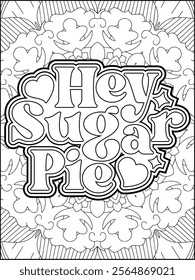 Valentine's Day Motivational Quote Coloring Page. Valentine's Day Inspirational Quote Coloring Page.