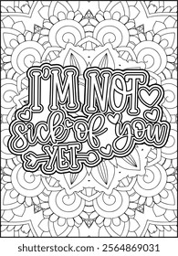 Valentine's Day Motivational Quote Coloring Page. Valentine's Day Inspirational Quote Coloring Page.