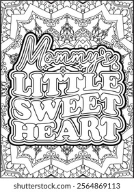 Valentine's Day Motivational Quote Coloring Page. Valentine's Day Inspirational Quote Coloring Page.