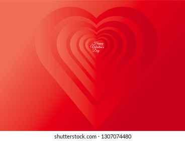 Valentine's day multiplicity of hearts