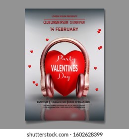 Valentines Day  music Party FLYER