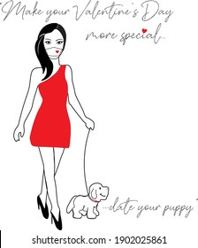 Valentine's Day with my puppy