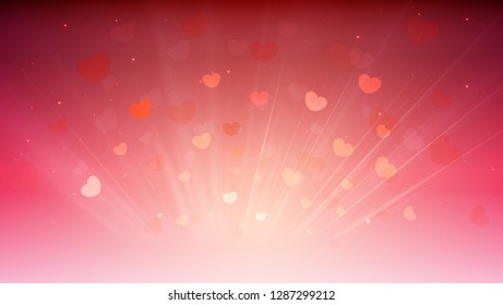 Valentines day. Nice soft and beauty background for your design, vector