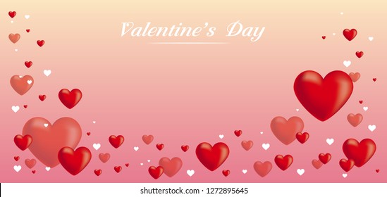 valentine's day on my heart backgound
