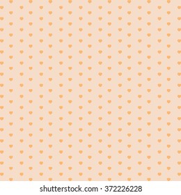 Valentine's Day and Orange color heart on Orange color background. Orange color heart on Holiday background.