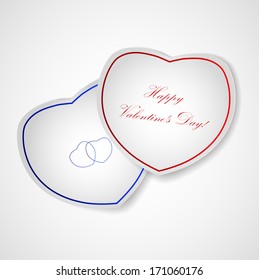 Valentine's Day, paper heart