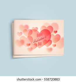 Valentine's Day Party Celebration Flyer, Banner, Pamphlet or Invitation with splash in Heart shape.