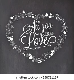 Valentine's Day Party Celebration Flyer, Banner, Pamphlet or Invitation with splash in Heart shape.