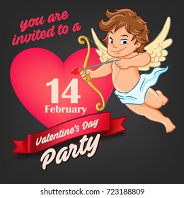 Valentine's day party with cupid