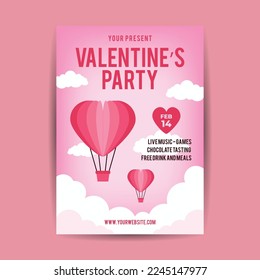 Valentines day Party Event Flyer