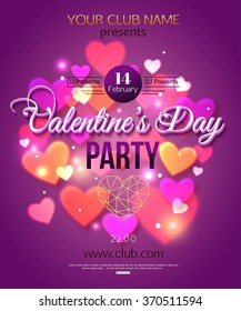 Valentine's Day Party Flyer.