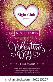Valentines Day Party Flyer Invitation