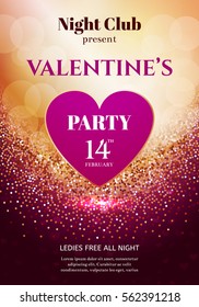 Valentines Day Party Flyer Invitation