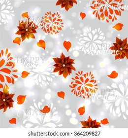 Valentine's Day Party Invitation with hearts 