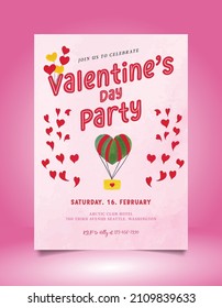 Valentines Day Party Invitation | Valentine Birthday Invitation | Sweetheart First Birthday Invite | Party Invite | Kids Valentines party