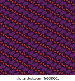 Valentine's Day pattern. Background with hearts