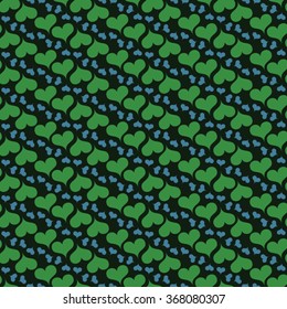 Valentine's Day pattern. Background with hearts