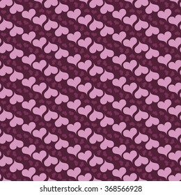 Valentine's Day pattern. Background with hearts
