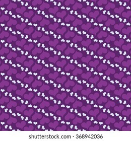 Valentine's Day pattern. Background with hearts