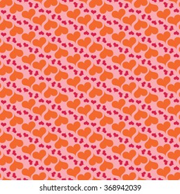 Valentine's Day pattern. Background with hearts