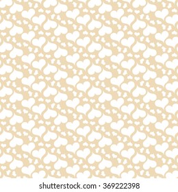 Valentine's Day pattern. Background with hearts