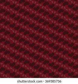 Valentine's Day pattern. Background with hearts