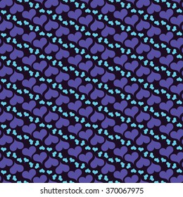 Valentine's Day pattern. Background with hearts