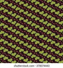 Valentine's Day pattern. Background with hearts