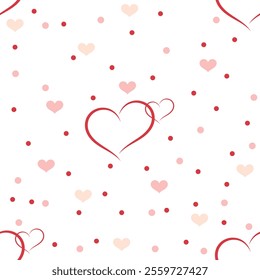 Valentine's Day Pattern for Gift Wrapping