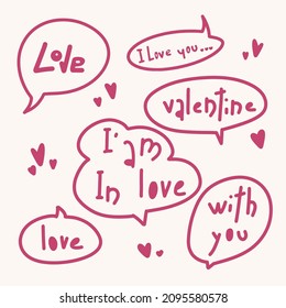 valentines day pattern pink love romance background elements design vector heart xoxo loveis game lightning freehand drawings phrases words calligraphyi love you postcard red poster printing