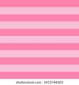 Valentines day pattern of repetitive horizontal strips of pink and white color. Pink and white horizontal stripes background. Seamless texture background. Vector illustration