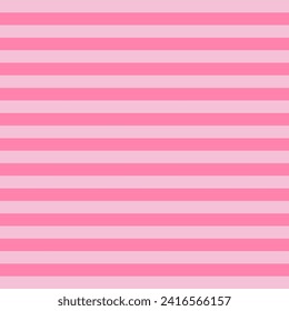 Valentines day pattern of repetitive horizontal strips of pink and white color. Pink and white horizontal stripes background. Seamless texture background. Vector illustration