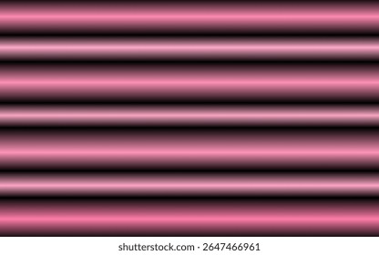 Dia dos namorados padrão de repetitivas tiras horizontais de cor rosa e preta. Fundo de listras horizontais rosa e preto. Fundo de textura uniforme. Ilustração vetorial