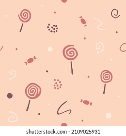 Valentine's day pattern. Scrapbooking seamless paper design.