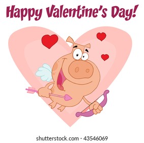 Valentine's Day Pig