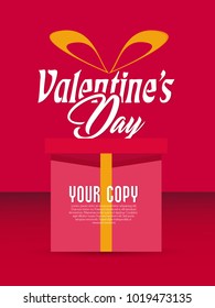 Valentines day, pink background