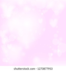 valentine's day with pink background.